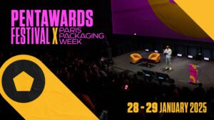 Innovative packaging showcased at Pentawards, reflecting 2025 trends.
