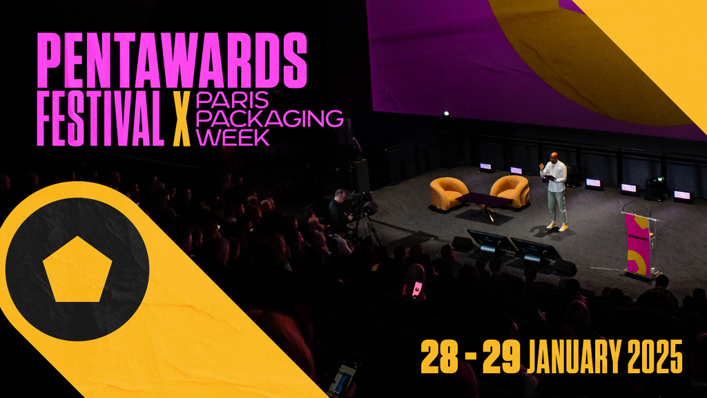 Innovative packaging showcased at Pentawards, reflecting 2025 trends.