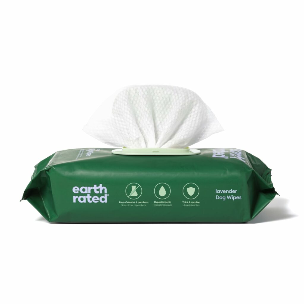 Eco friendly dog wipes highlighting sustainable hygiene in petcare trends