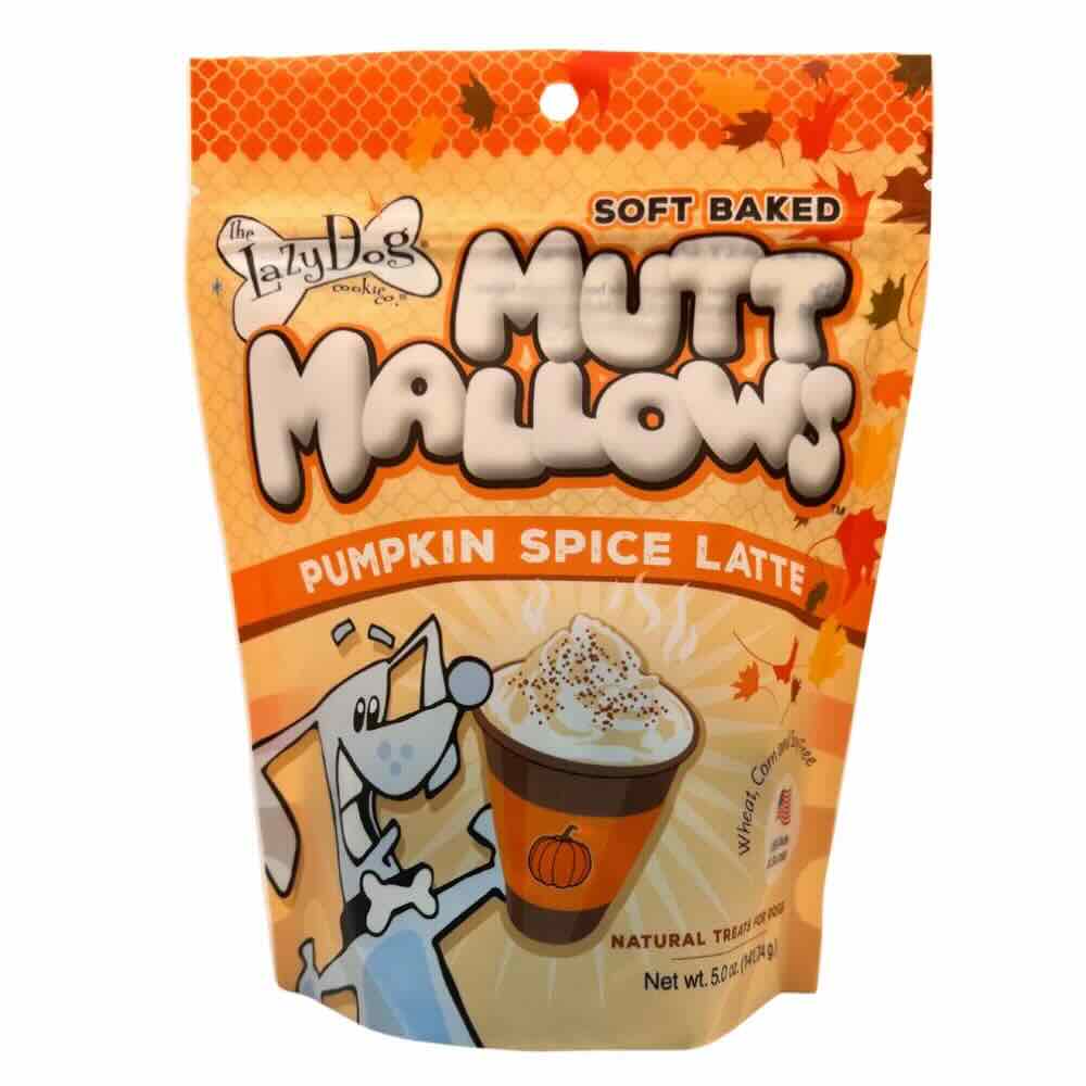 Pumpkin spice dog treats reflecting seasonal indulgence in petcare trends