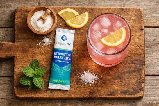 Liquid I.V. hydration product representing multifunctional hydration trends.