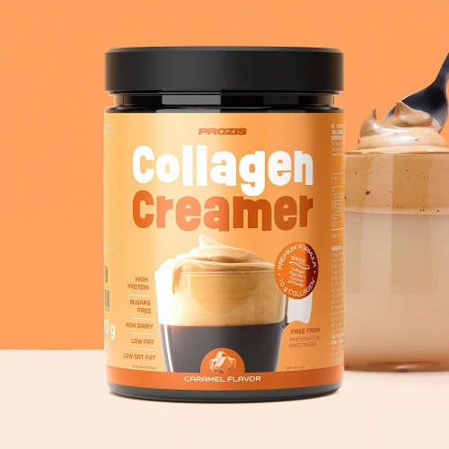 Collagen coffee creamer illustrating the integration of healthy ageing ingredients into daily rituals.